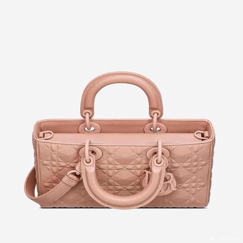 Cheap Cannage D-Joy Lady Pink Bag Motif Ultramatte Diamond with Medium Calfskin 0816 Luxury